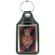 Blues And Royals Cypher Leather Medallion Keyring